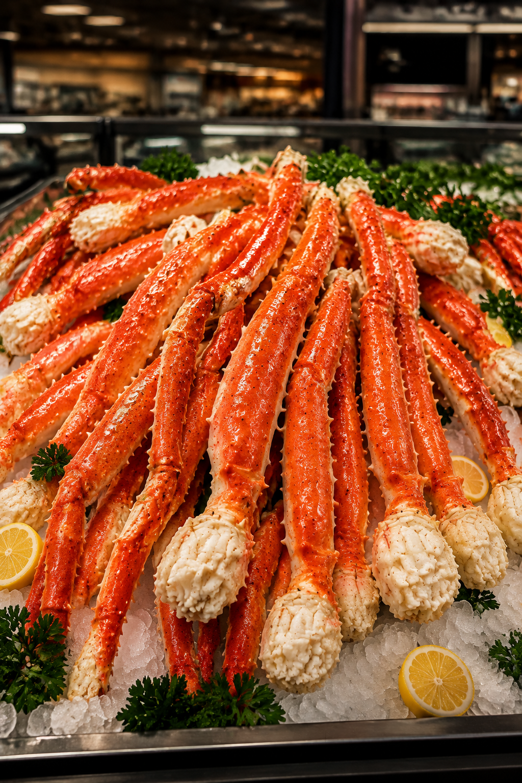 🦀 Premium King Crab Legs – Wild-Caught, Extra Large Size, Sweet & Tender Meat Seafood Feast Delivered Fresh